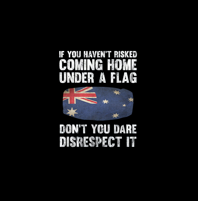 Coming Home Under A Flag Veterans Stickers-Anzac Day Sticker
