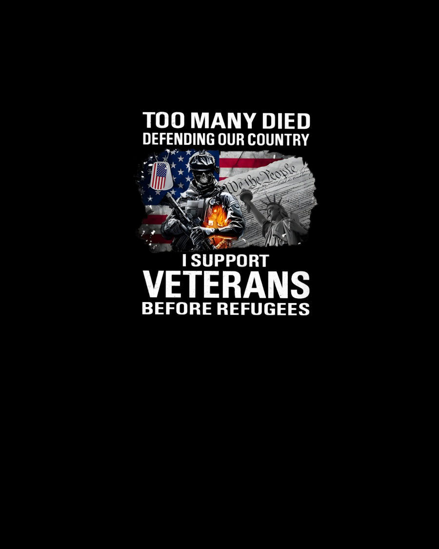 Too Many Died Defending Our Country Veterans Stickers-Memorial Day Sticker