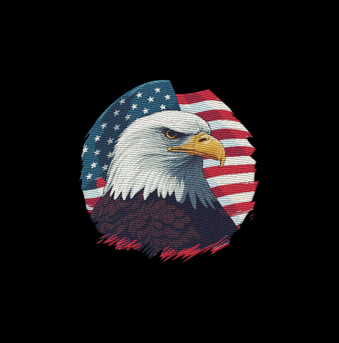 Eagle of Freedom Veterans Stickers-Memorial Day Sticker