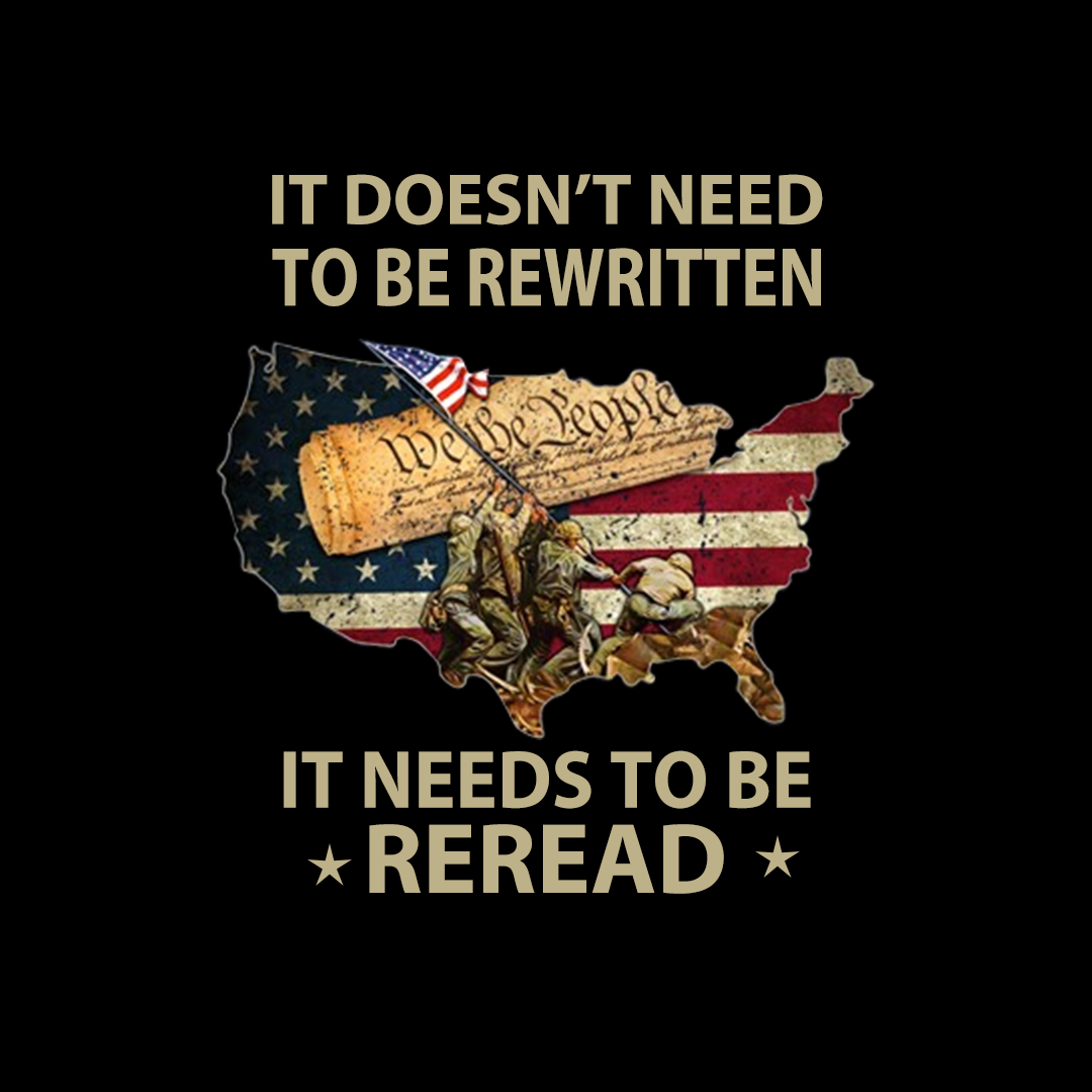 Reread The Declaration of Independence Veterans Stickers-Independence Day Sticker