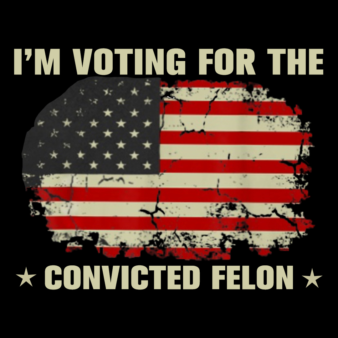 For The Convicted Felon Veterans Stickers-Independence Day Sticker