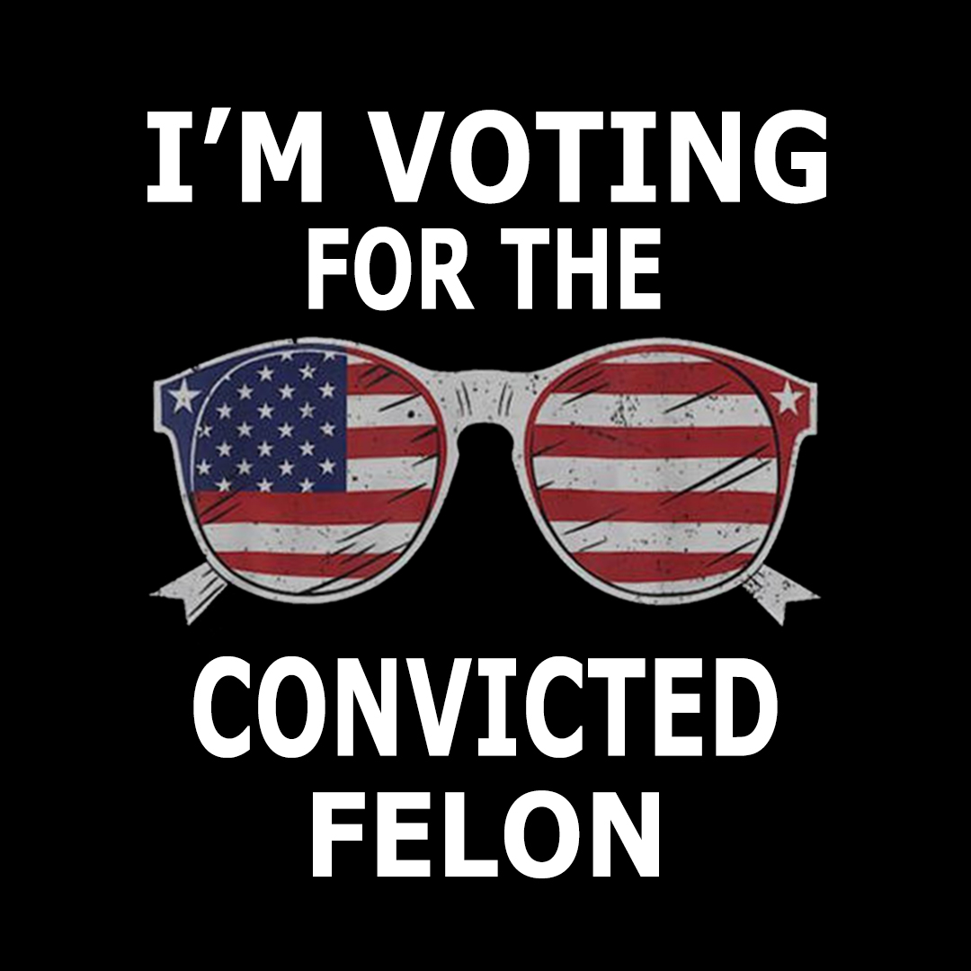 Shout Out To The Convicted Felon Veterans Stickers-Independence Day Sticker