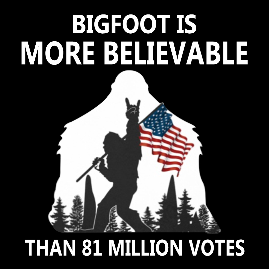 Bigfoot Is More Believable Veterans Stickers-Independence Day Sticker