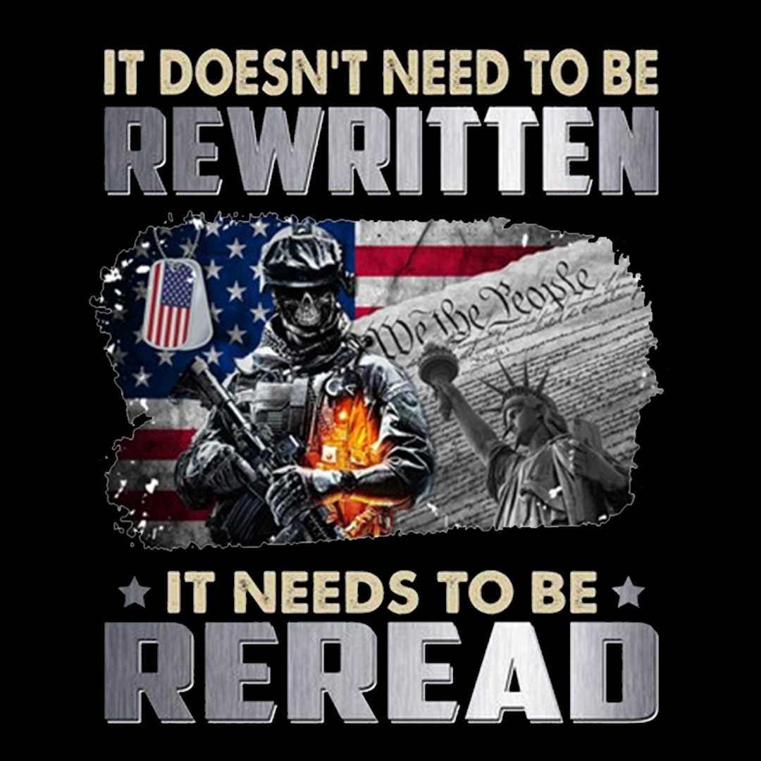 It Needs To Be Reread Now Stickers-Independence Day Sticker