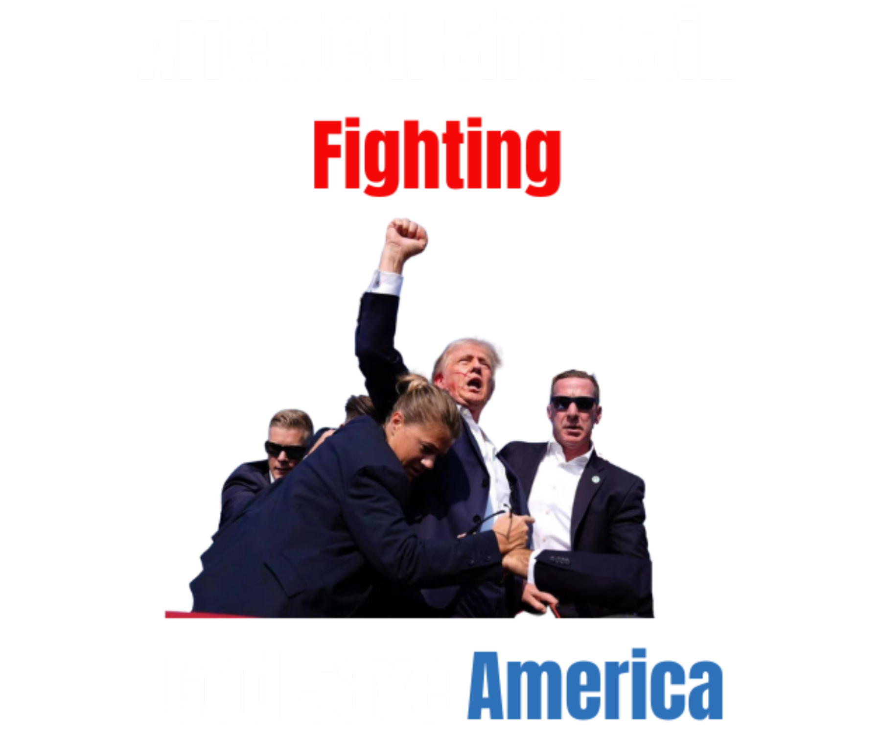 God Save America-Car Sticker