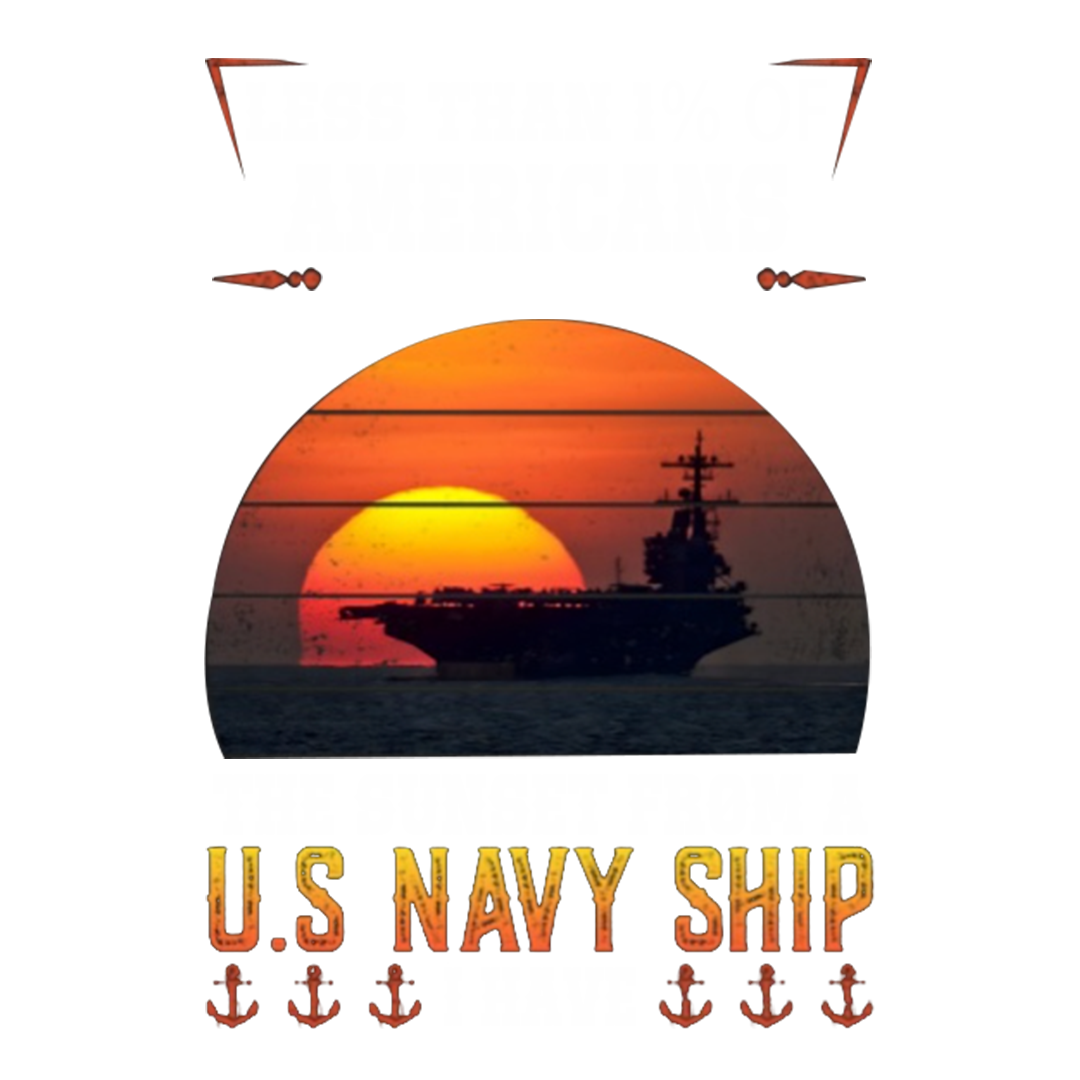 The Sunset From A Ship Veterans Stickers