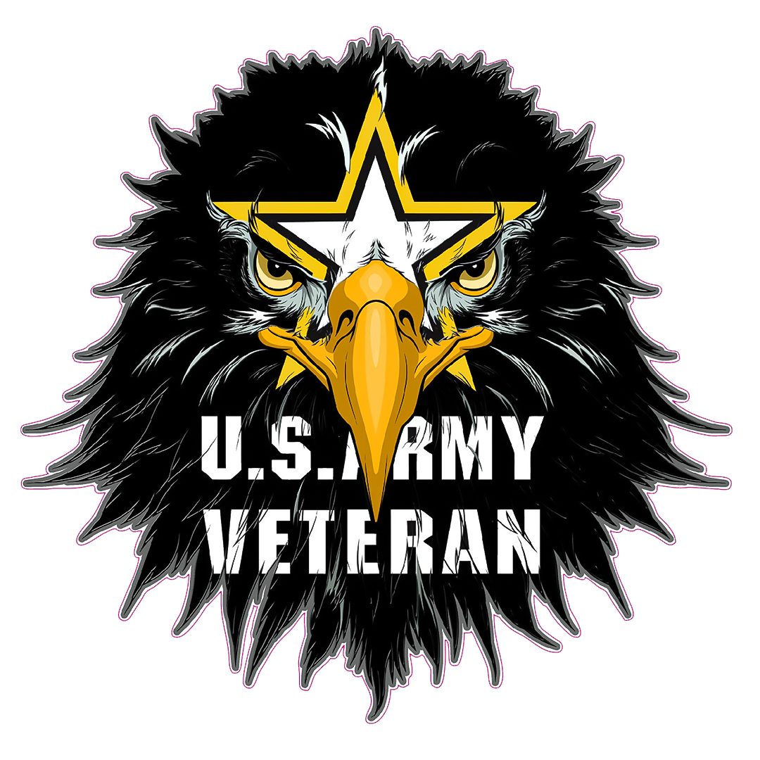 US Army Veteran Eagle sticker 