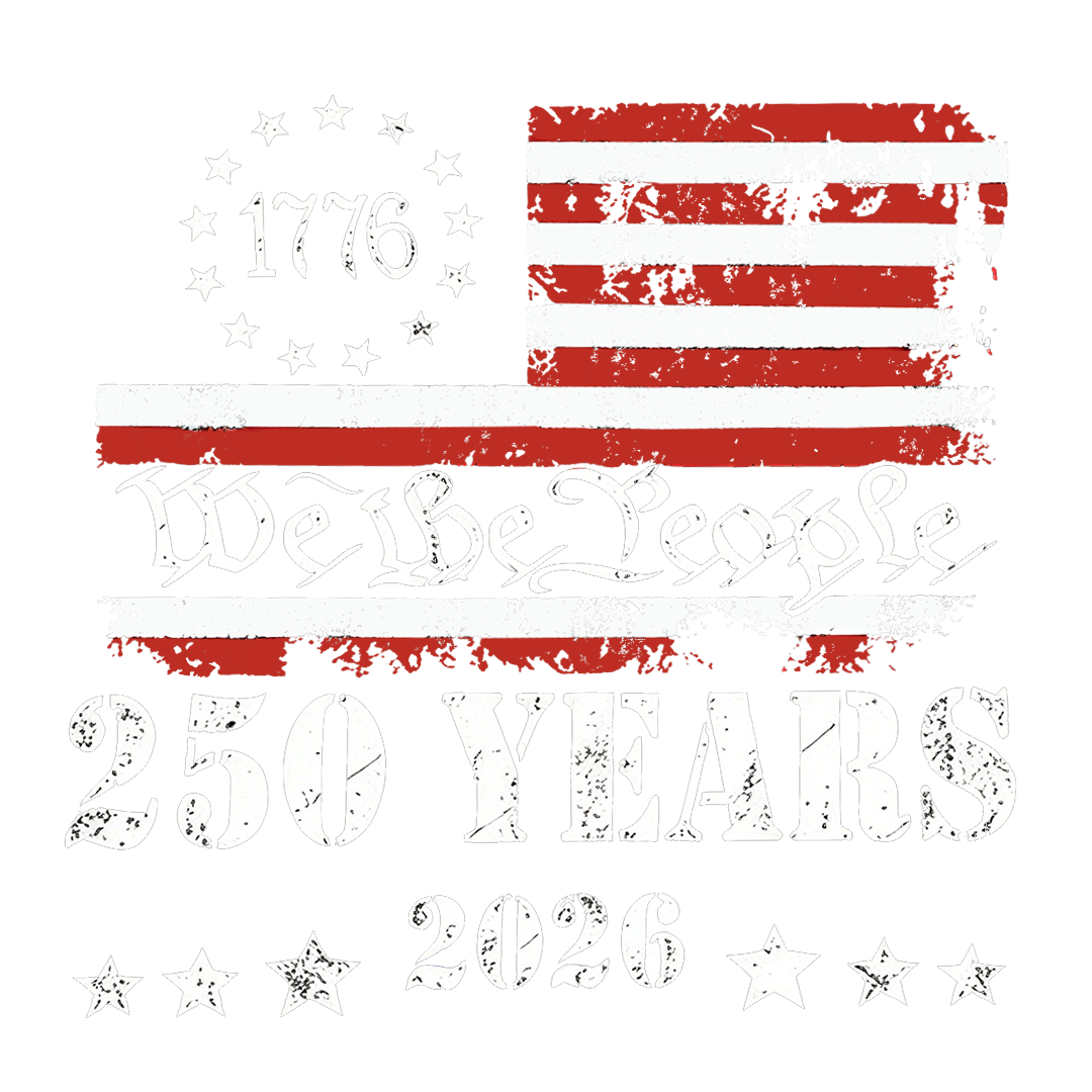 We are the people 250th Anniversary of The Independence of USA Sticker
