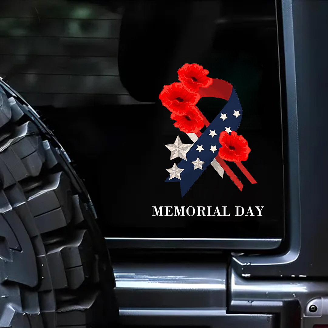 Remember And Honor Veterans Stickers-Memorial Day Sticker