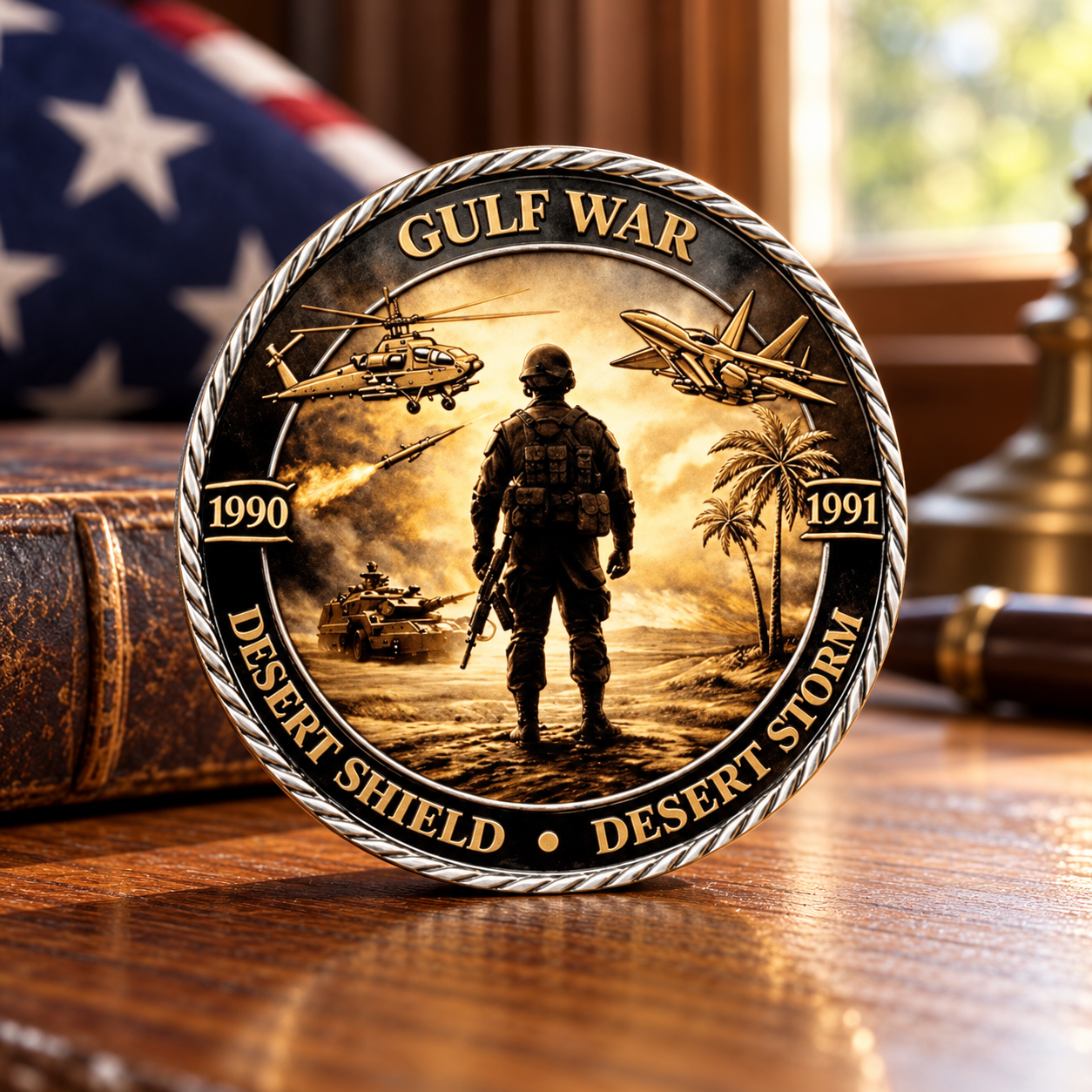 🎖️ Gulf War Desert Storm Commemorative Coin