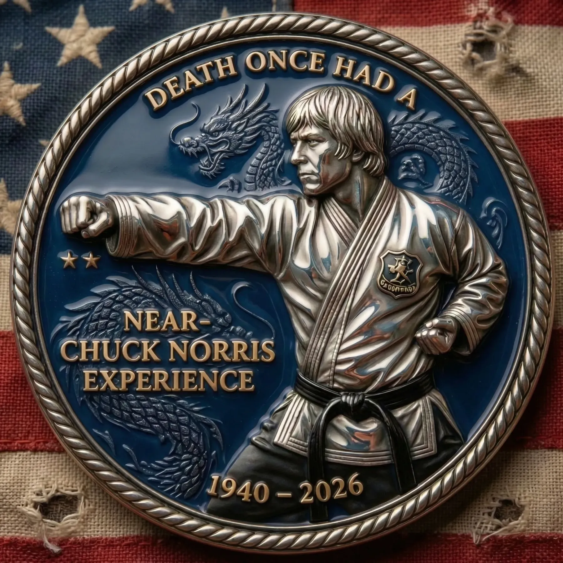 ⚡️Last Day 49% OFF - Chuck Norris Legacy Commemorative Coin👊