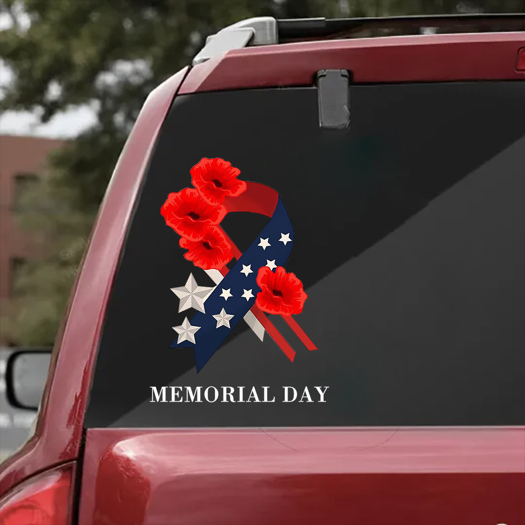 Remember And Honor Veterans Stickers-Memorial Day Sticker