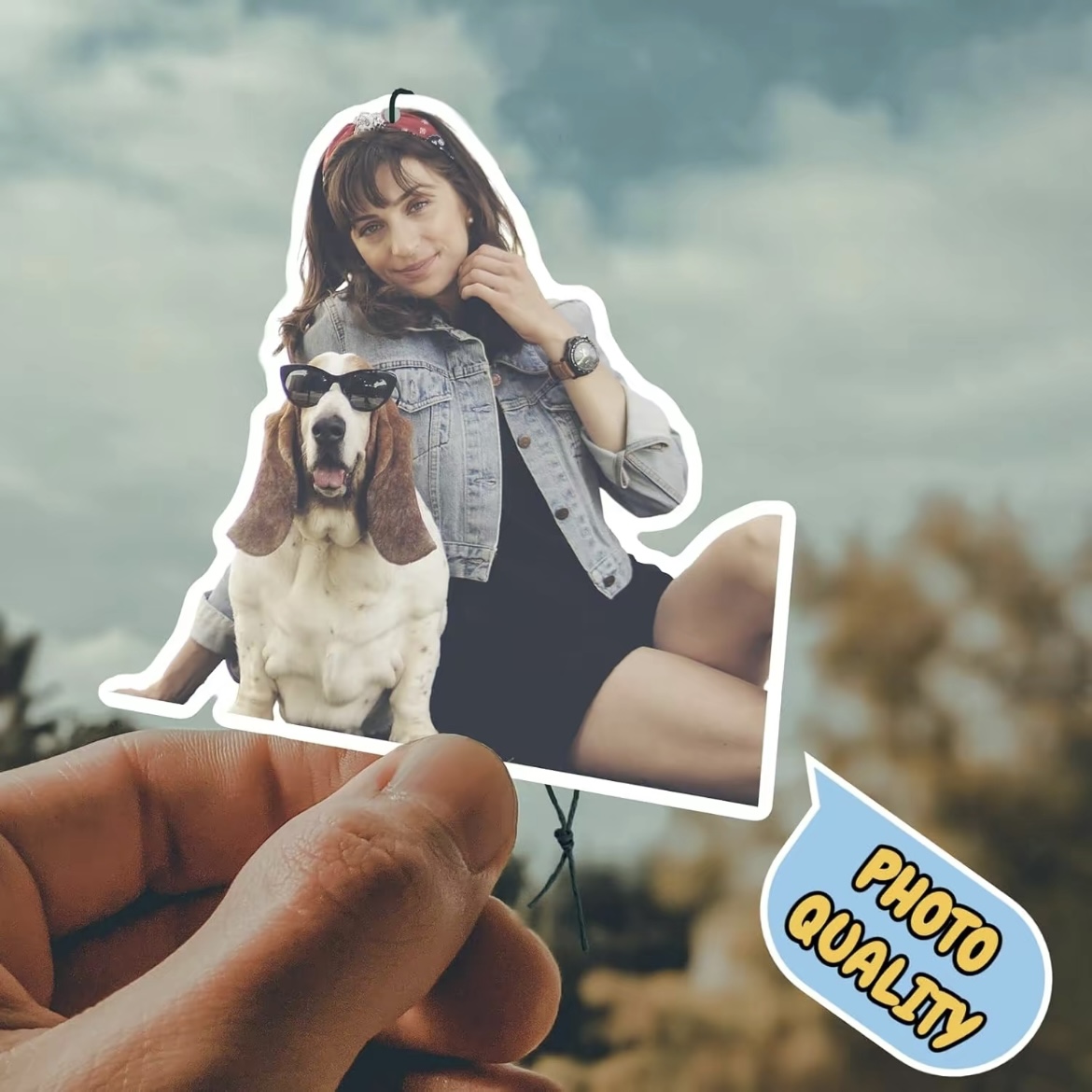 Costumed Photo Car Air Freshener