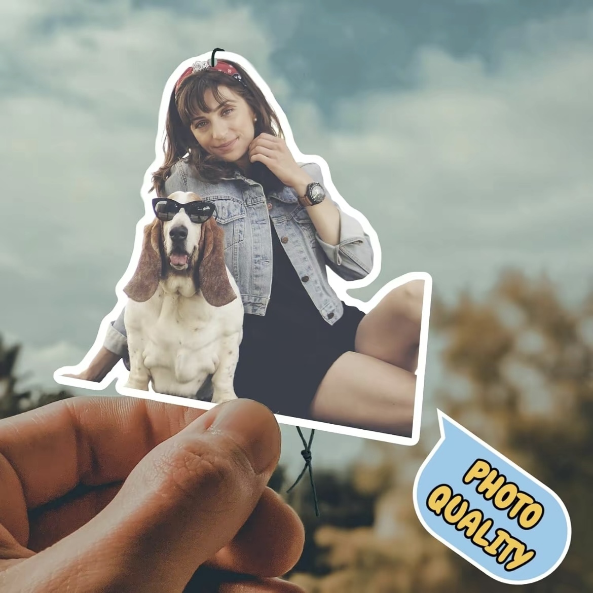 Costumed Photo Car Air Freshener