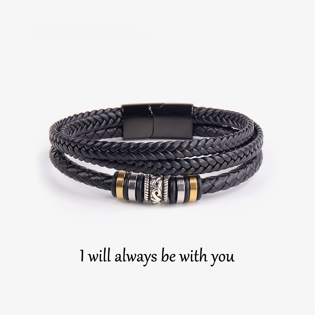 For Grandson - Laugh, Love, Live Vintage Bracelet