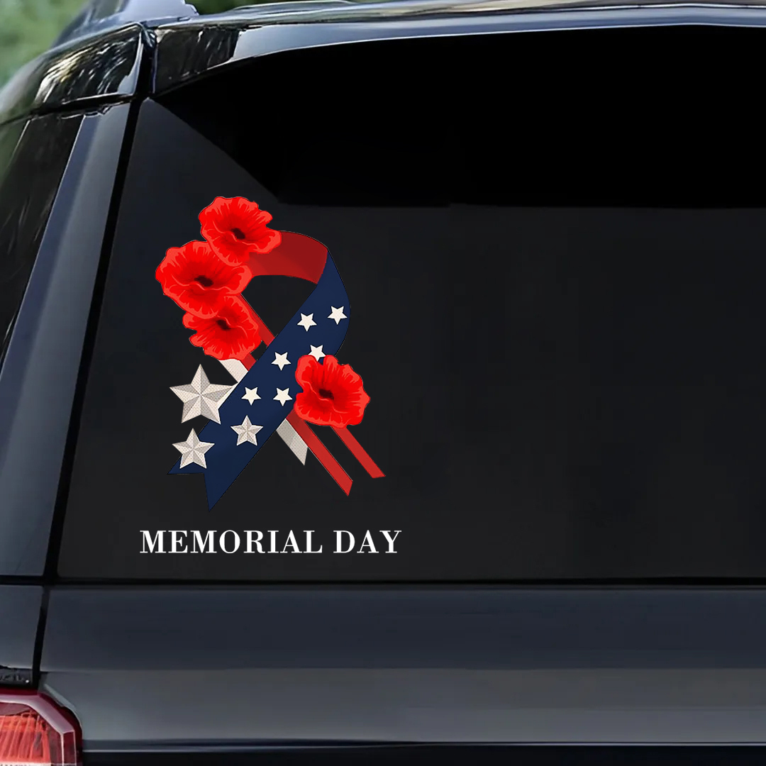 Remember And Honor Veterans Stickers-Memorial Day Sticker