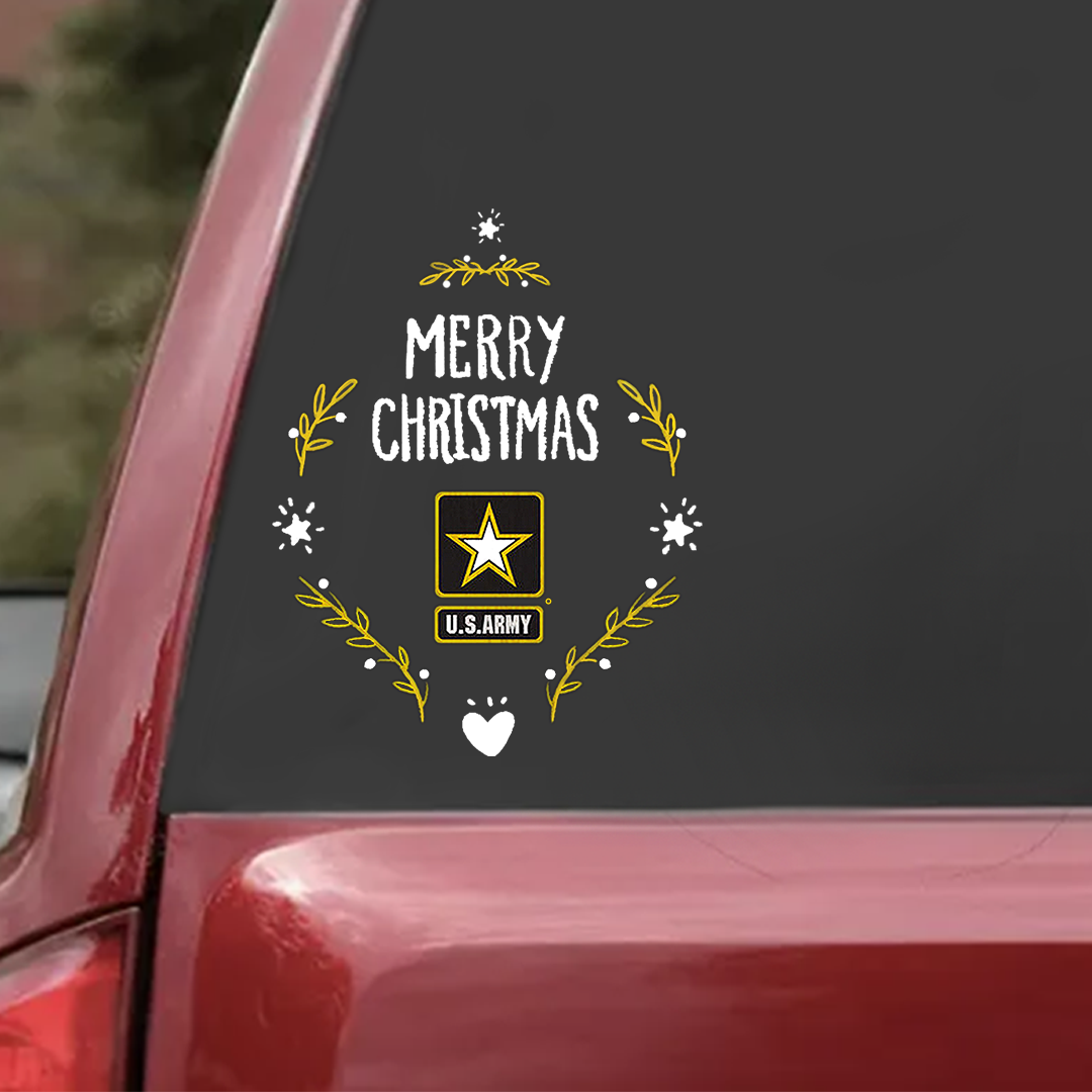 US Army Xmas Veteran Sticker