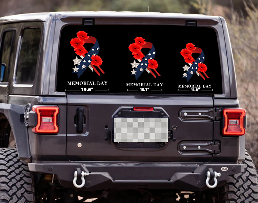 Remember And Honor Veterans Stickers-Memorial Day Sticker