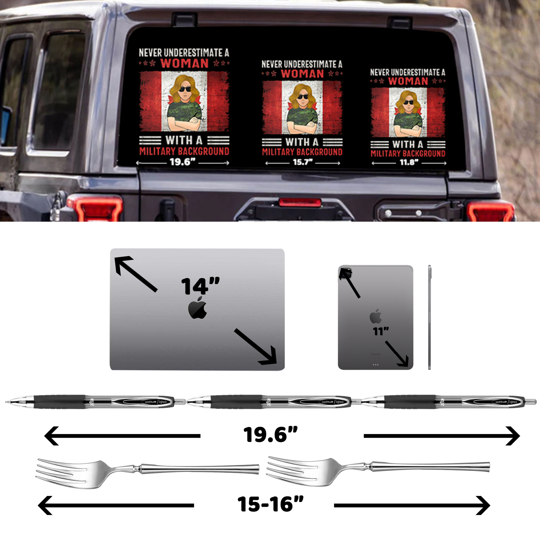 Never Underestimate A Woman Stickers-Canada Day Sticker