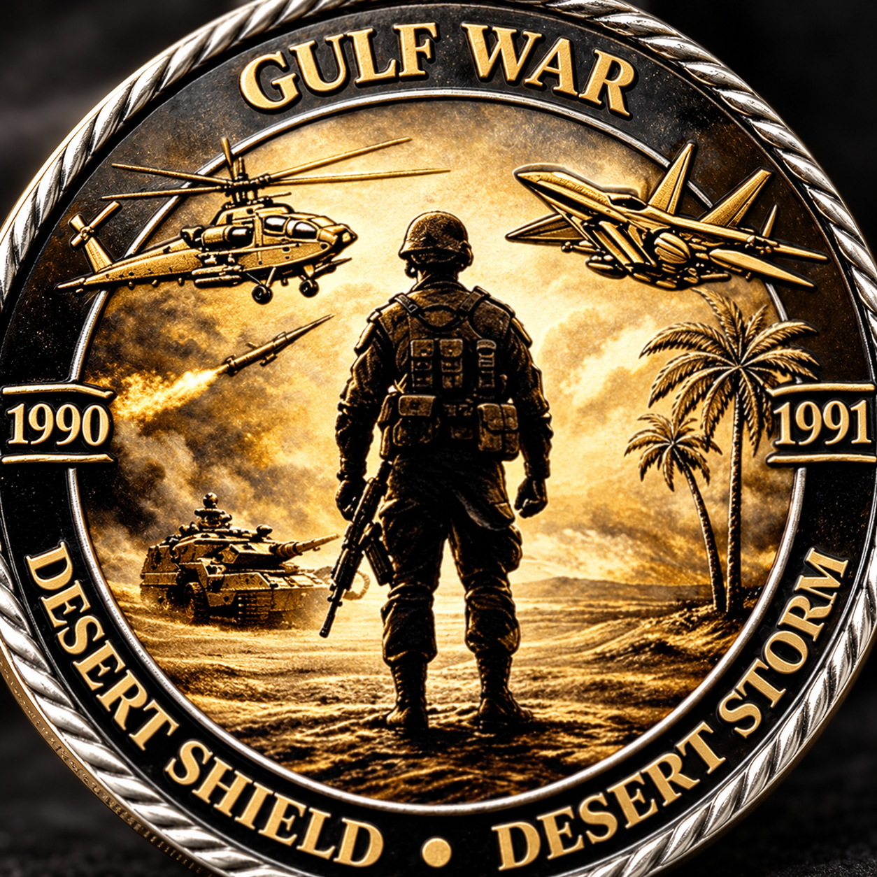 🎖️ Gulf War Desert Storm Commemorative Coin