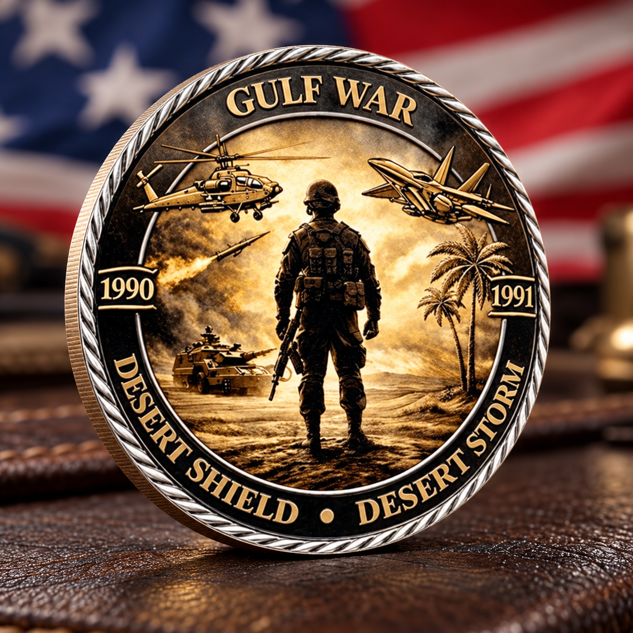 🎖️ Gulf War Desert Storm Commemorative Coin