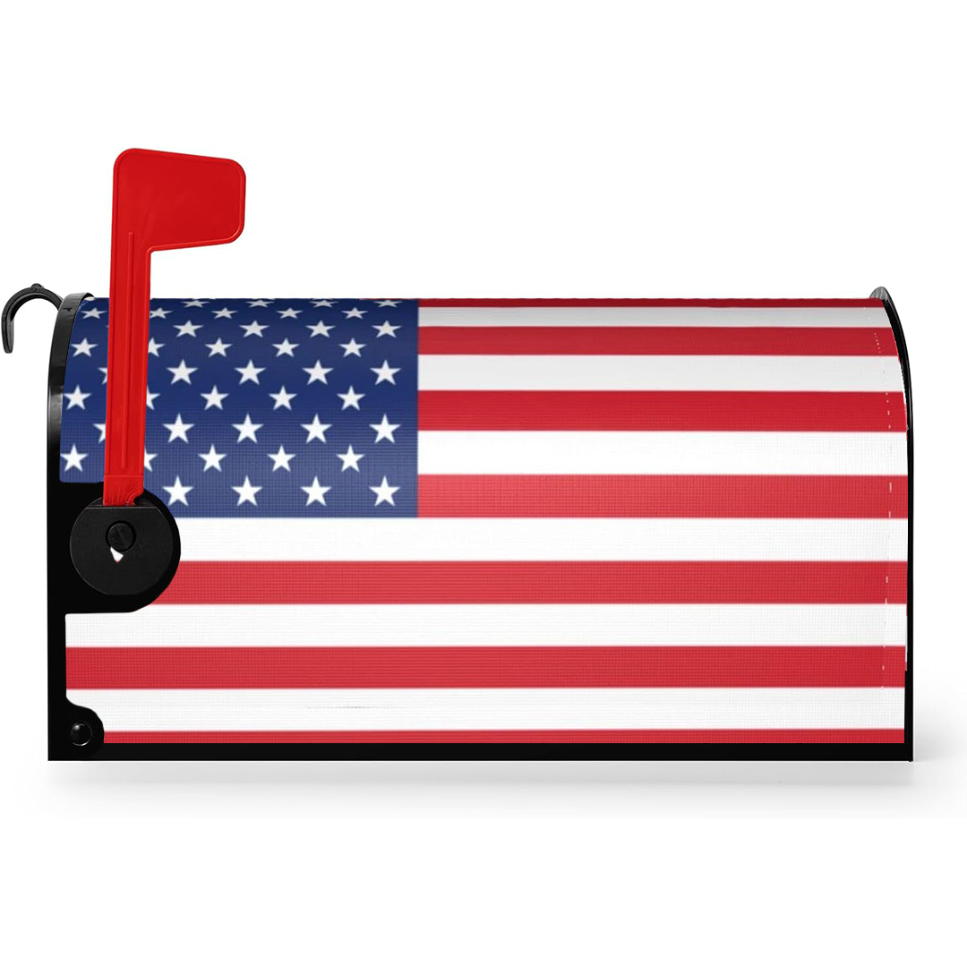 4th of July Mailbox Cover Patriotic American Stripes Stars Flag