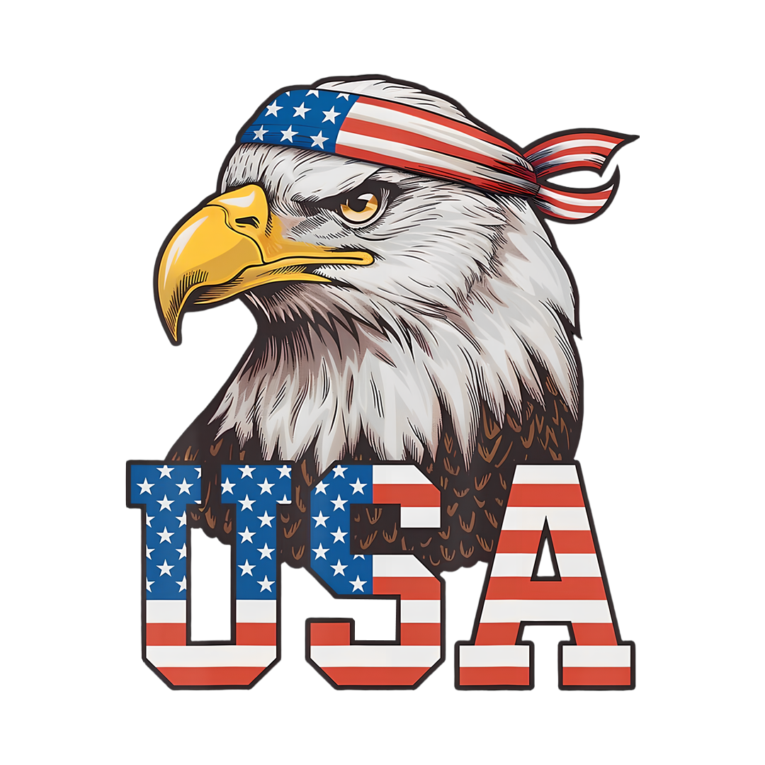 American Proud Eagle Sticker