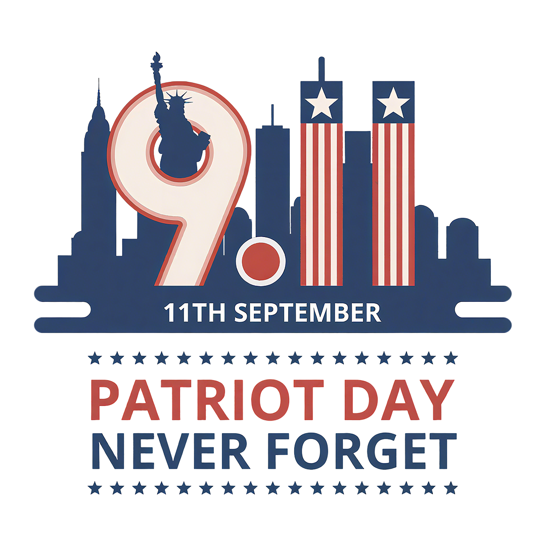 911 Patriot Day Never Forget Sticker