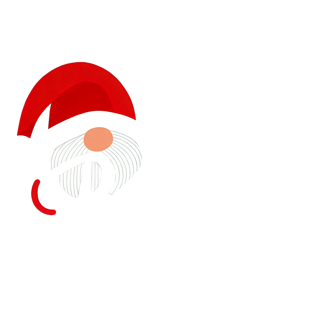 Christmas Hat Car Sticker