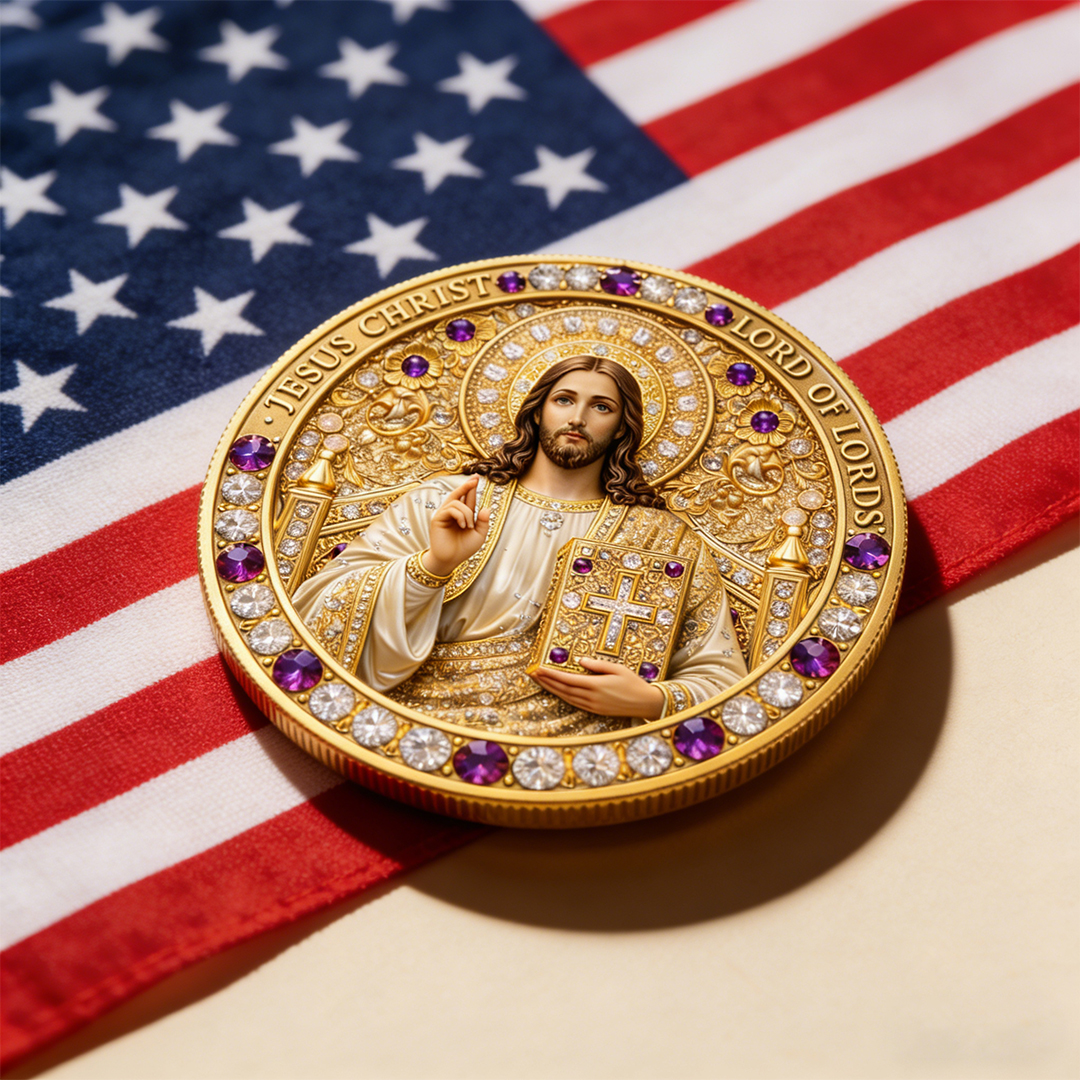 🏆Flash Sale 60% OFF - Jesus Christ & The Ten Commandments Commemorative Coin