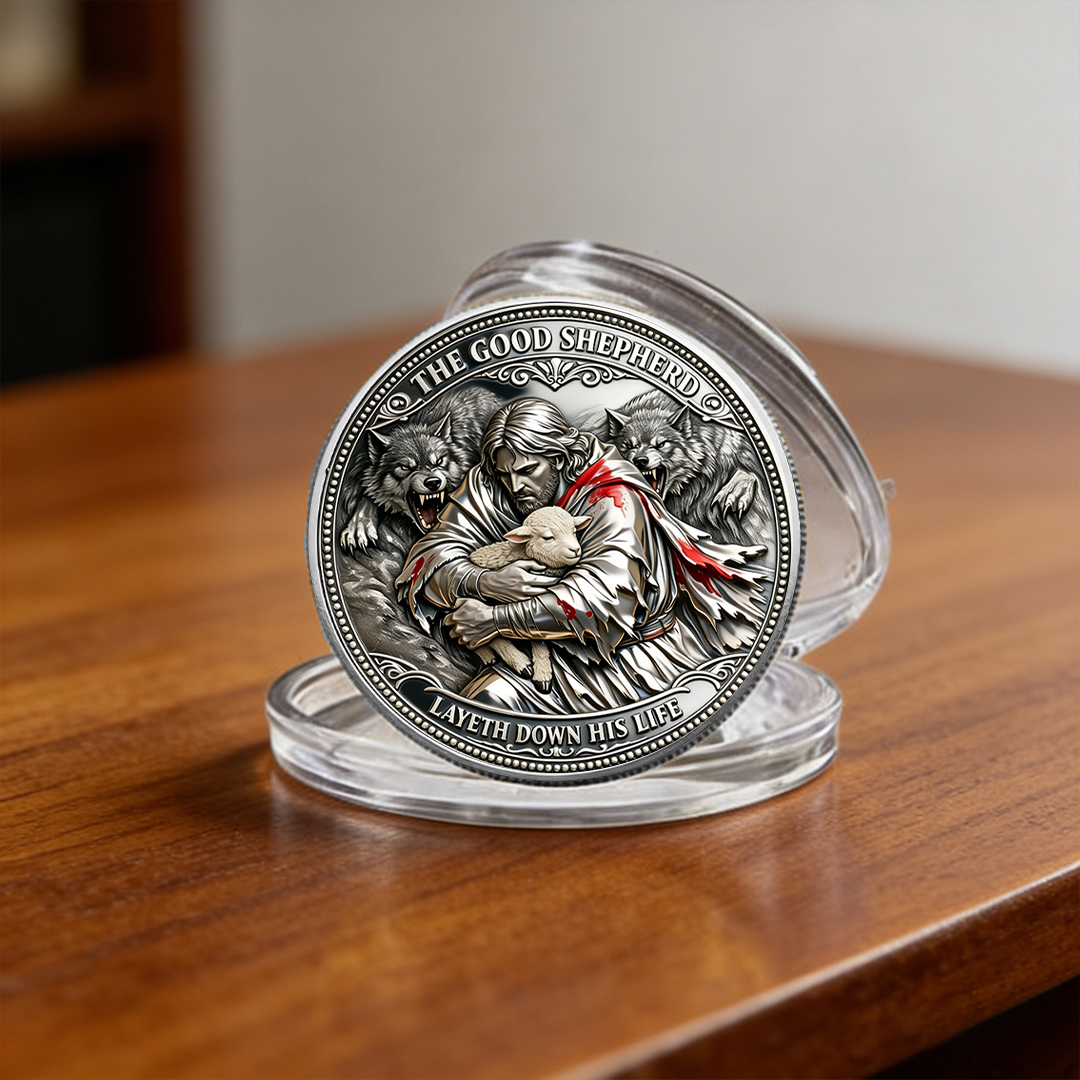 “The Good Shepherd – Lead Me” Faith Commemorative Coin ✝️🐑