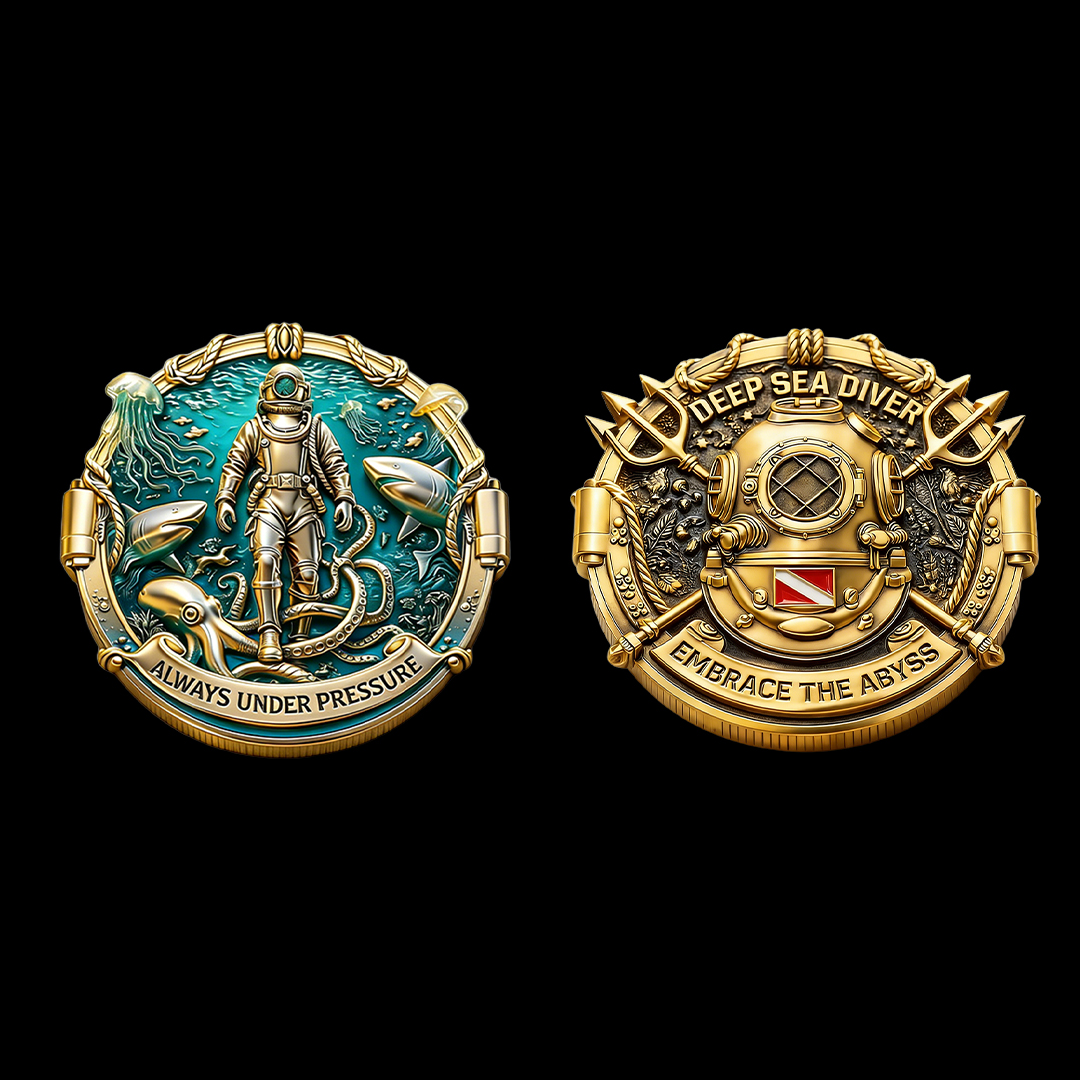 ⚡️Last Day 60% OFF - Deep Sea Diver Commemorative Coin
