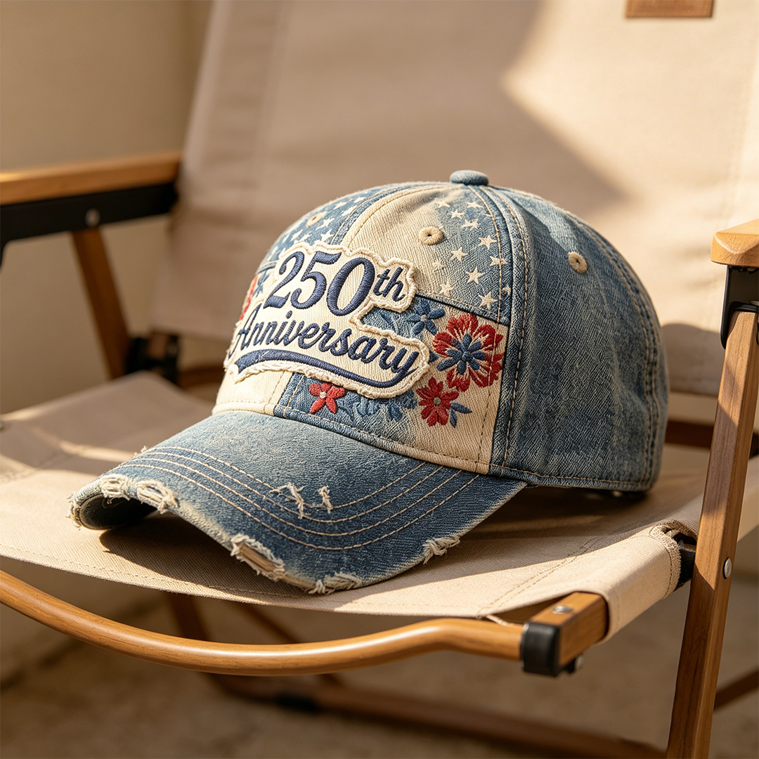 250th Anniversary of U.S.A Flowers & Stars Hat