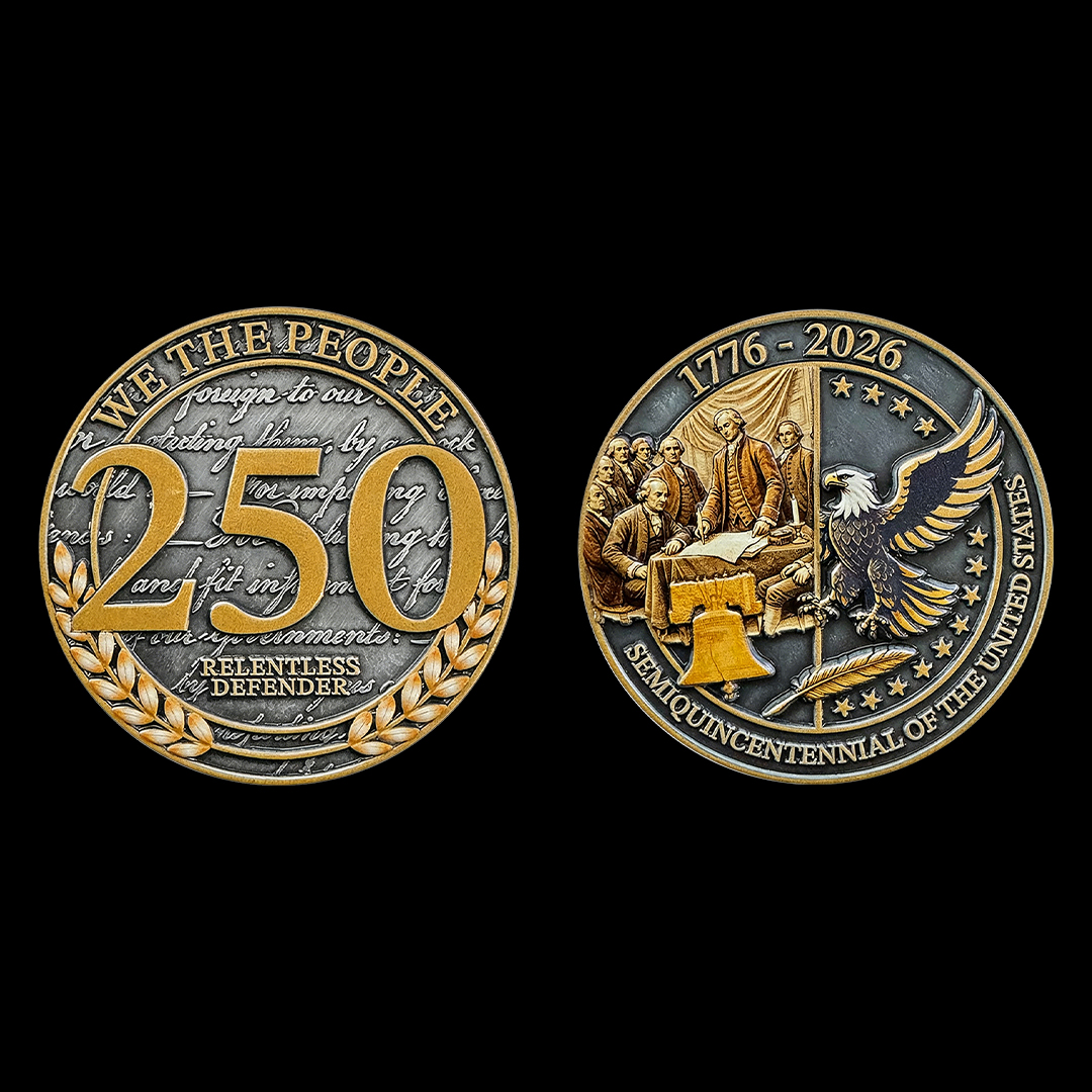 United States 250th Anniversary Relentless Defender Commemorative Coin