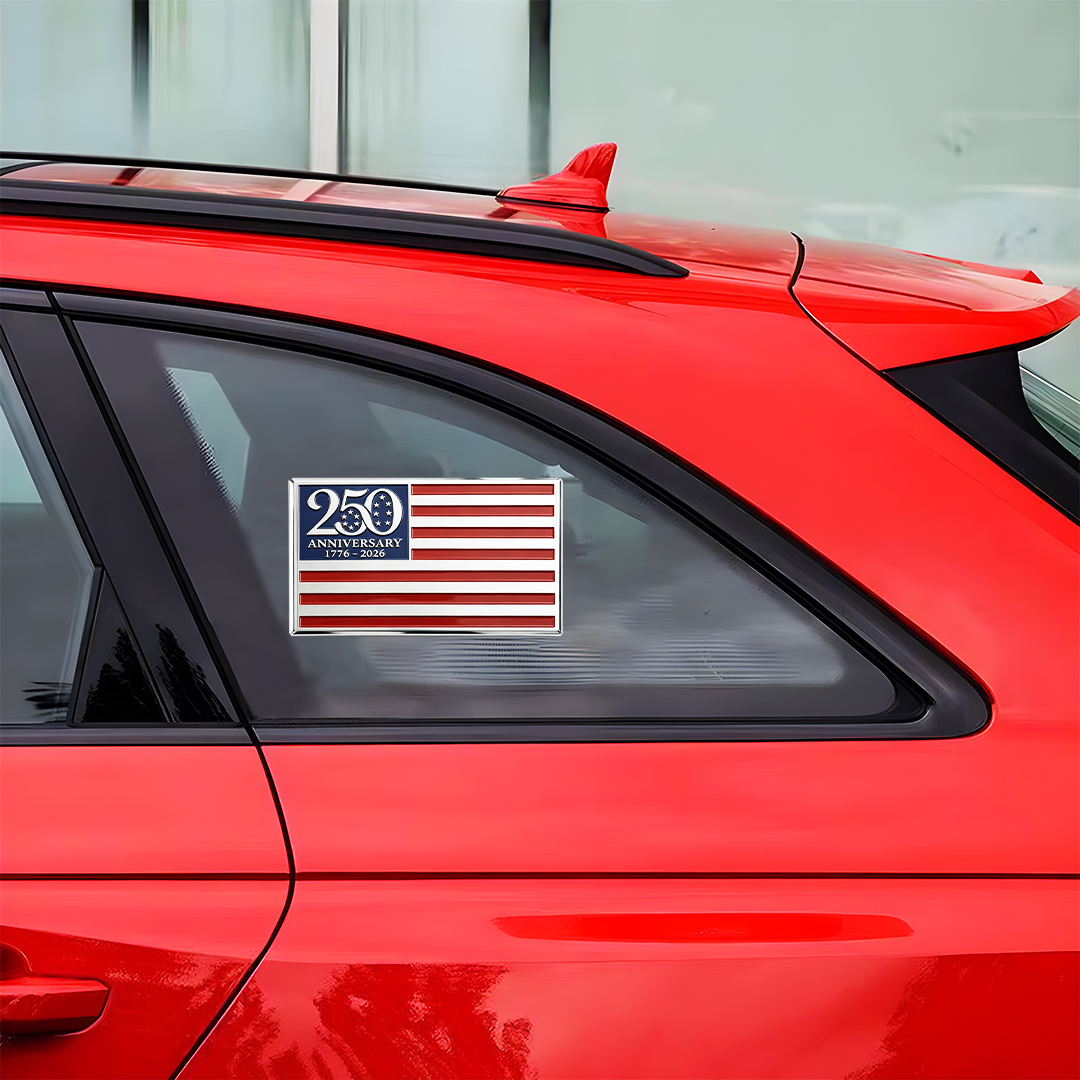 BUY 1 GET 1 FREE 🔥★250th Anniversary Metal Flag Emblem★