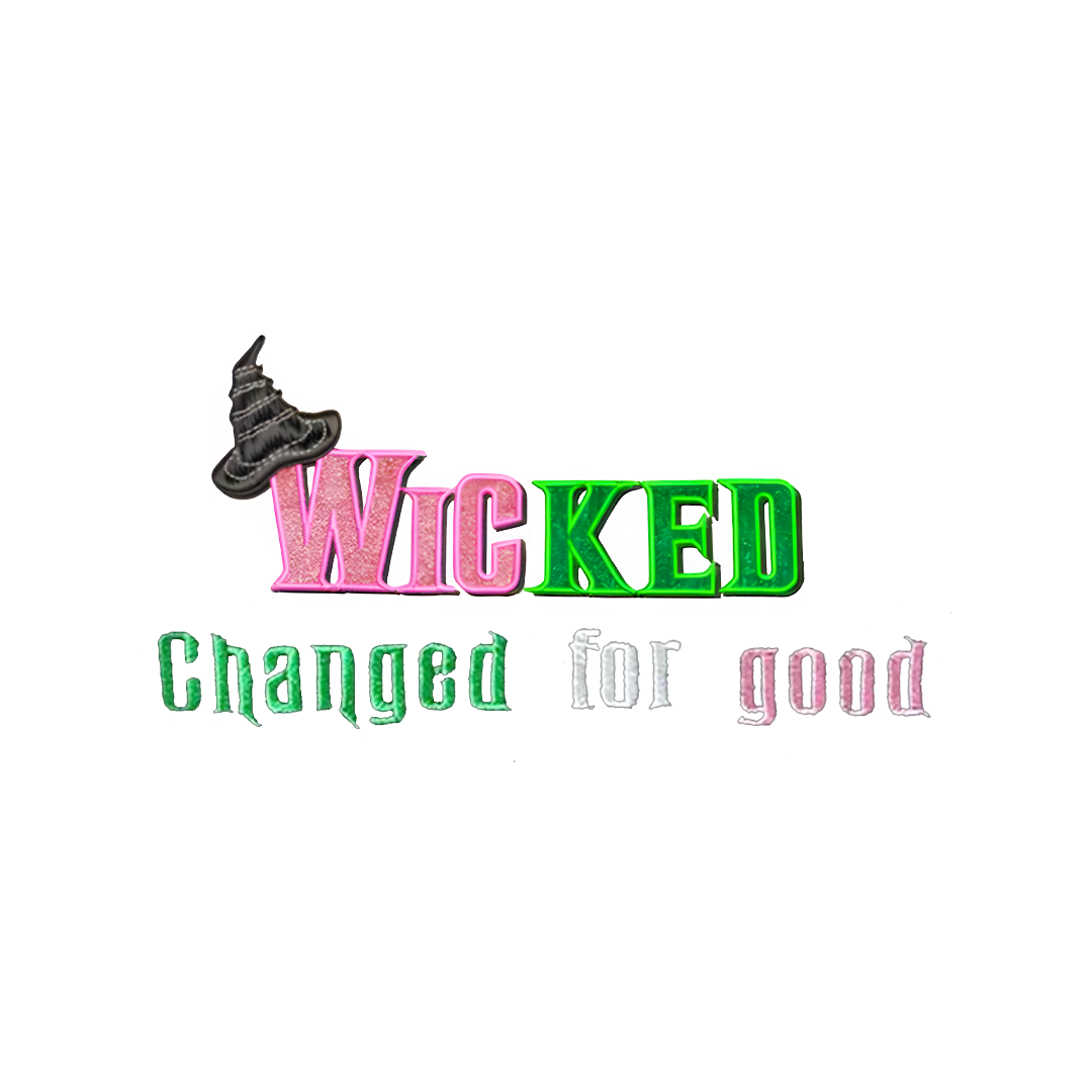 Wicked Changed For Good Hat Sticker