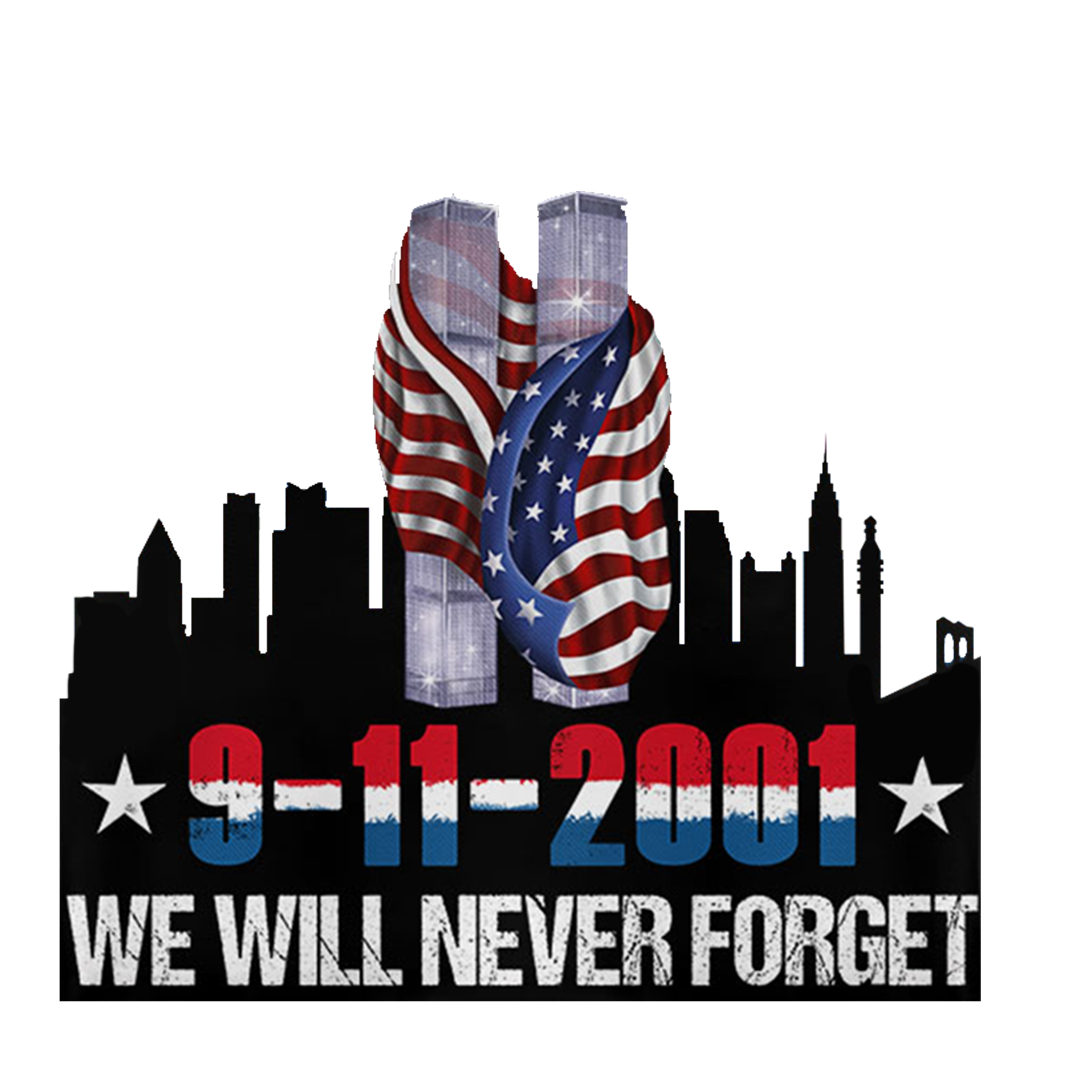 Will Never Forget 9/11 Patriot Day Sticker – rearwiper
