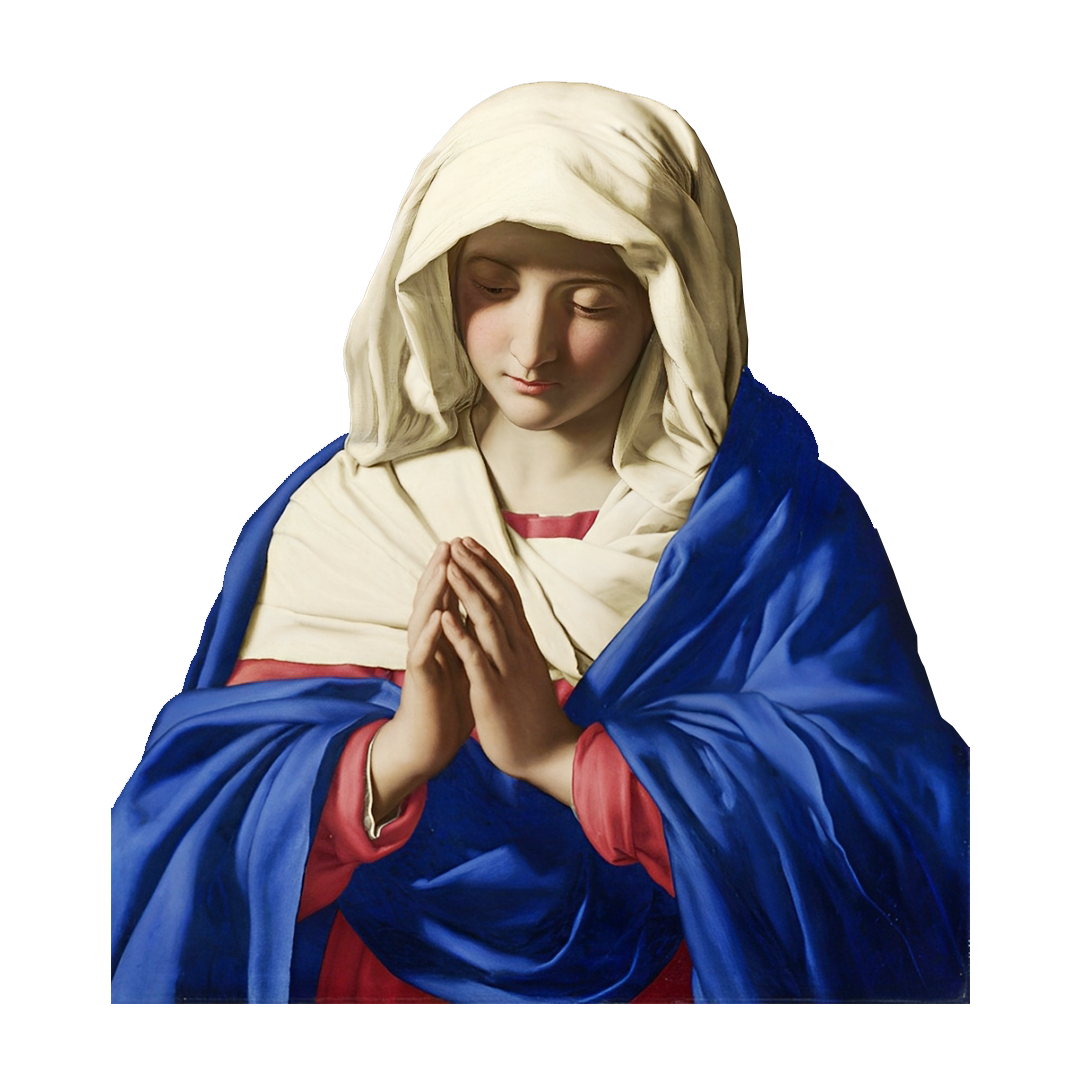 Jerusalem Virgin Mary Pray Sticker