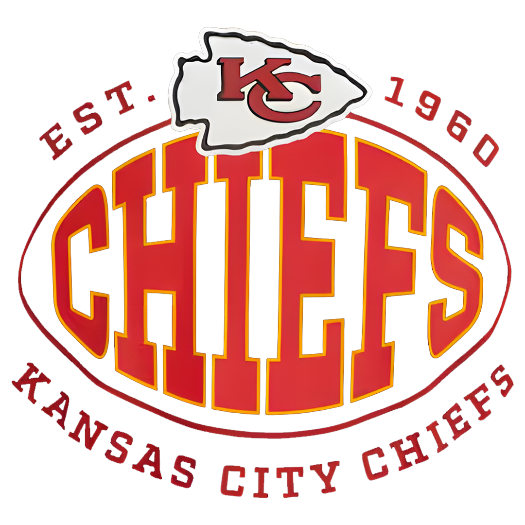 Kansas City Chief Football Sticker