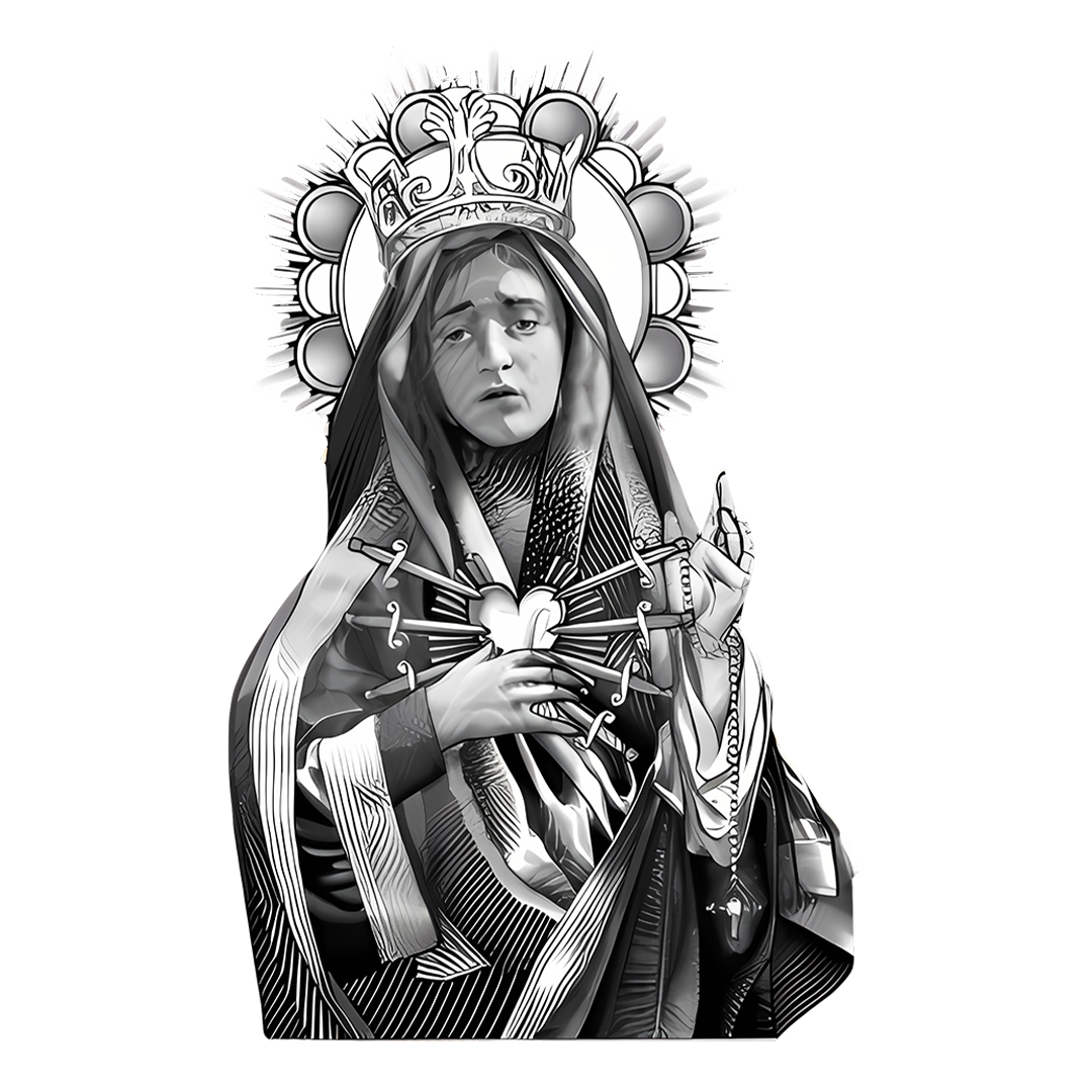 Mater Dolorosa Our Lady of Sorrows Sticker