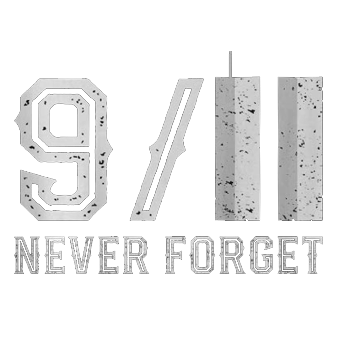 Cloudy Building Patriot Day Sticker