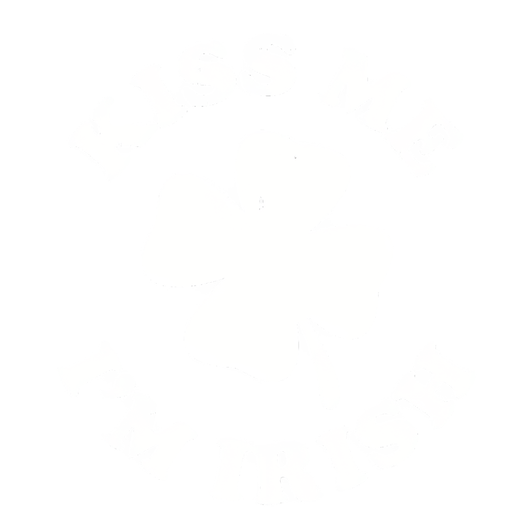 Kiss Me I'm Irish Four-leaf Clover Sticker