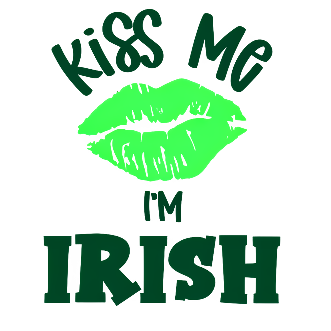 Kiss Me I'm Irish Lip Sticker