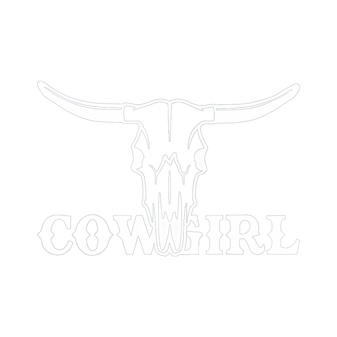 Cowgirl Bull Head Sticker