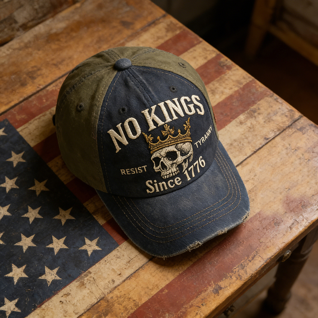 NO Kings Vintage FDT Print Hat