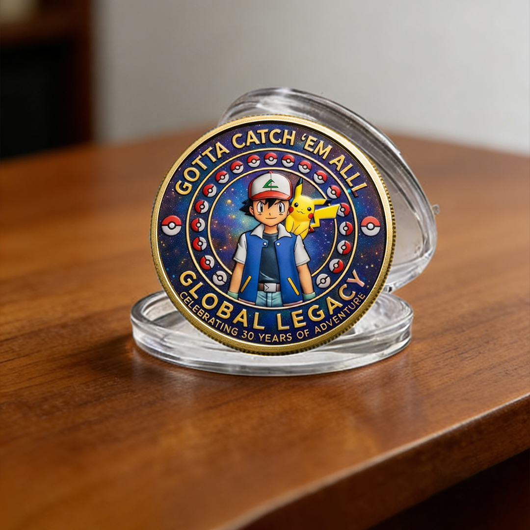 Limited Edition Anime Monster 30th Anniversary Printed Metal Coin