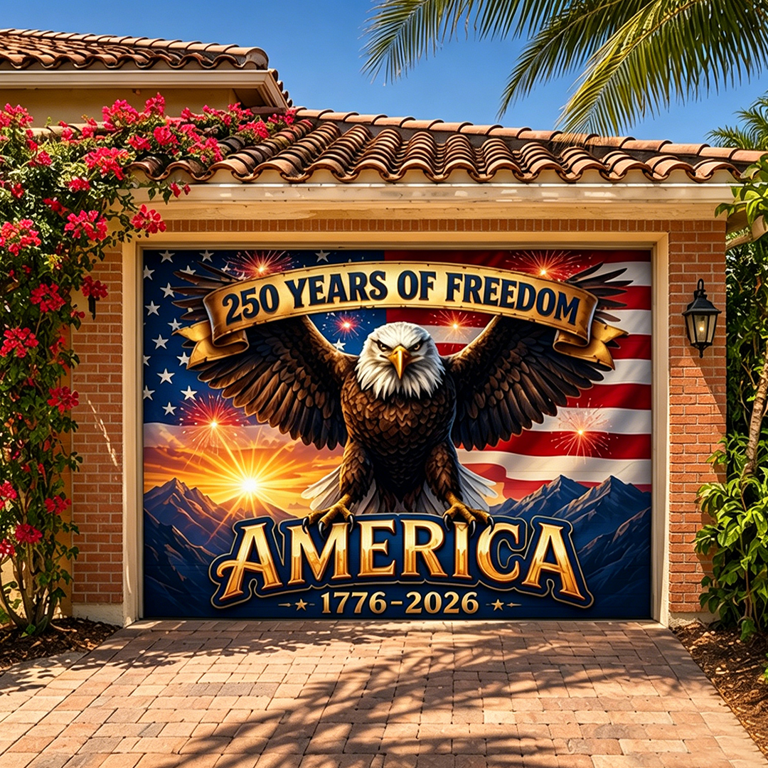 America’s 250th Anniversary | Patriotic Garage Door Cover