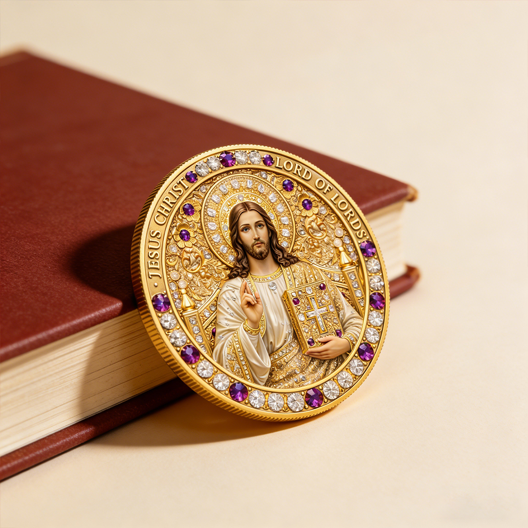 🏆Flash Sale 60% OFF - Jesus Christ & The Ten Commandments Commemorative Coin