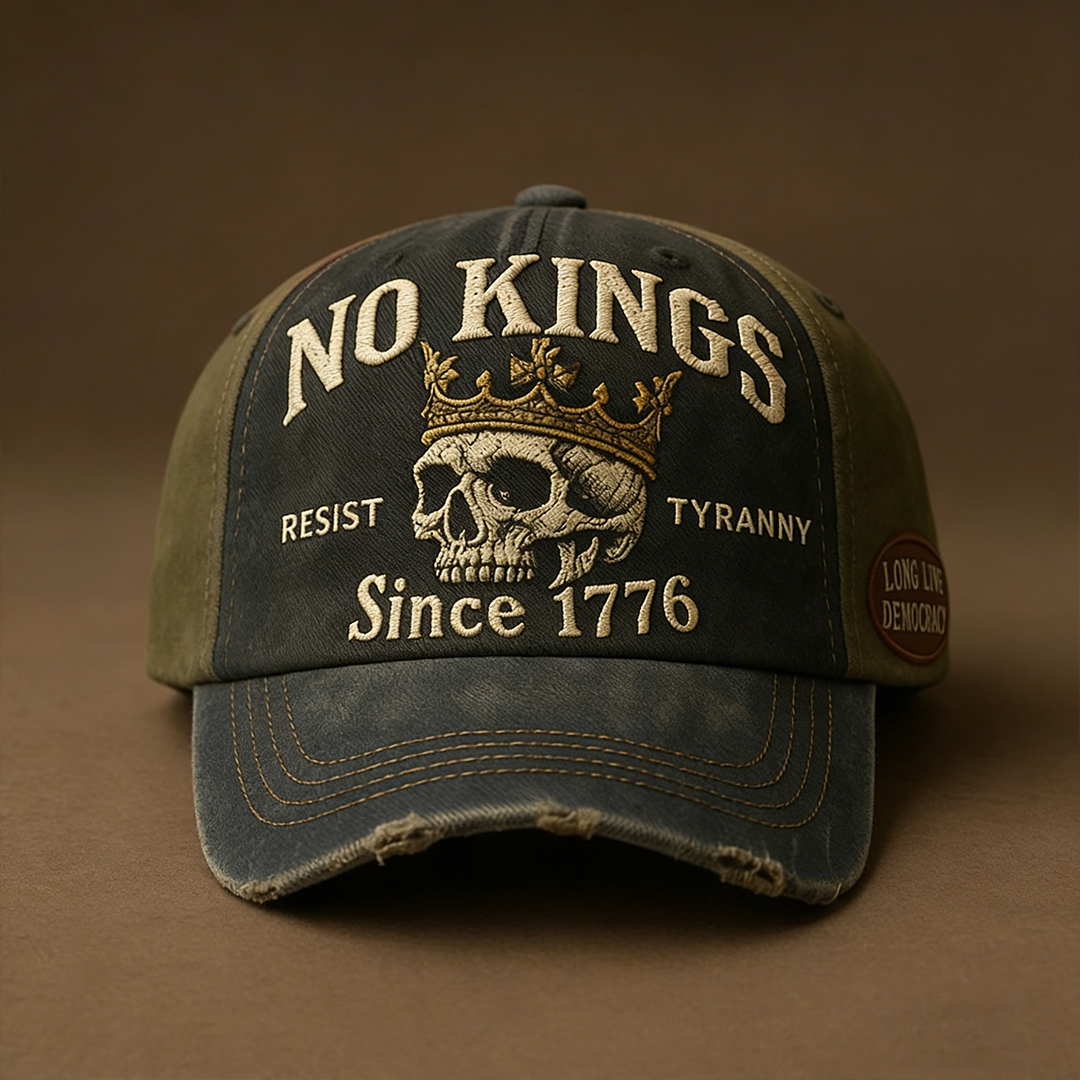 NO Kings Vintage FDT Print Hat
