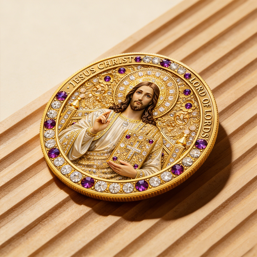 🏆Flash Sale 60% OFF - Jesus Christ & The Ten Commandments Commemorative Coin
